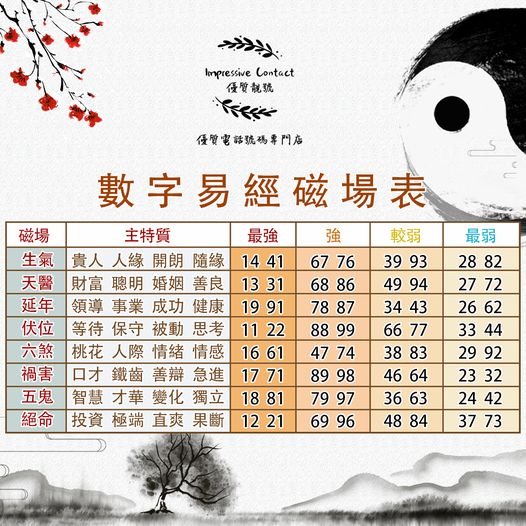 自選易經生天延電話號碼教學