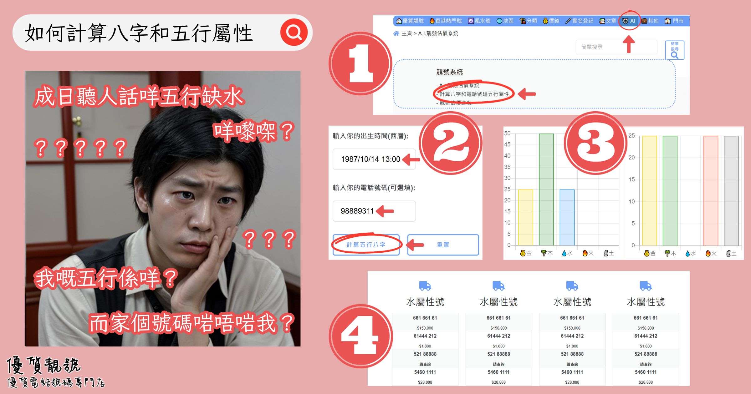 【教學】計算五行八字
