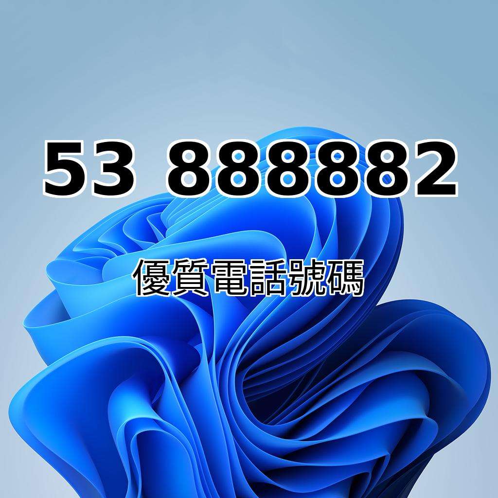 超級靚號53888882