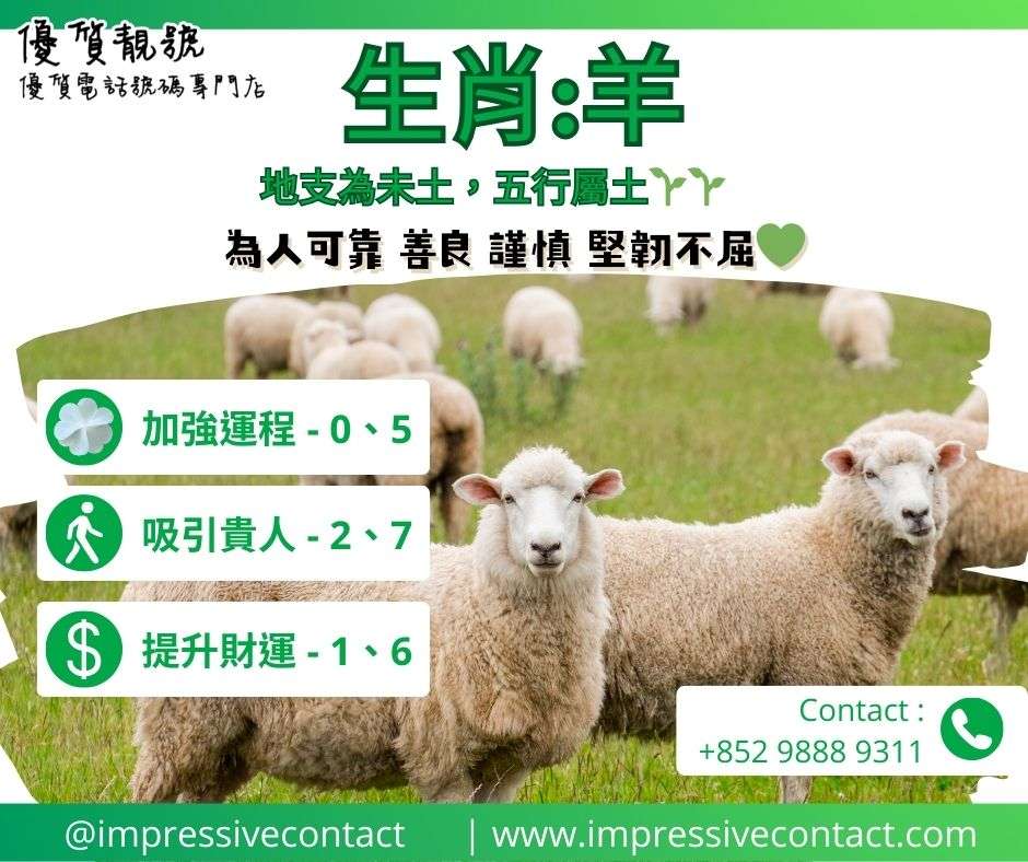 【生肖懶人包－羊】_