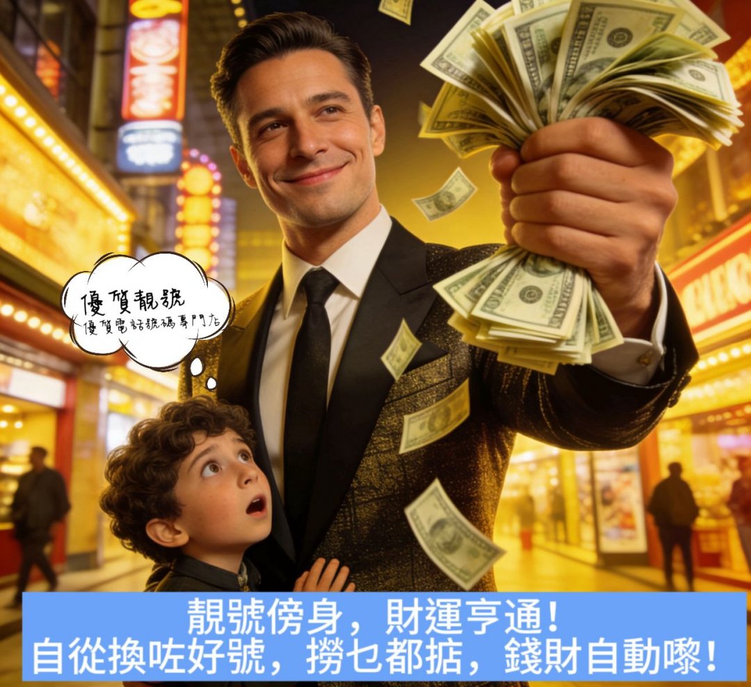 數字藏風水，靚號帶財來！