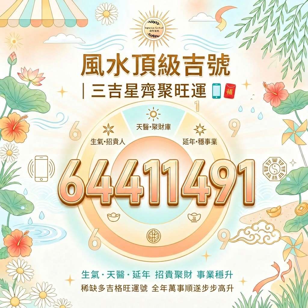 風水頂級吉號_64411491｜生天延三吉星齊聚旺運