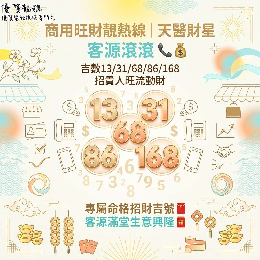 商用靚號熱線｜吸客催財，生意愈做愈旺