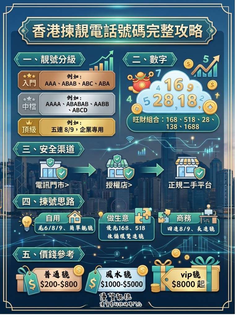 揀靚電話號碼|旺財好運指南