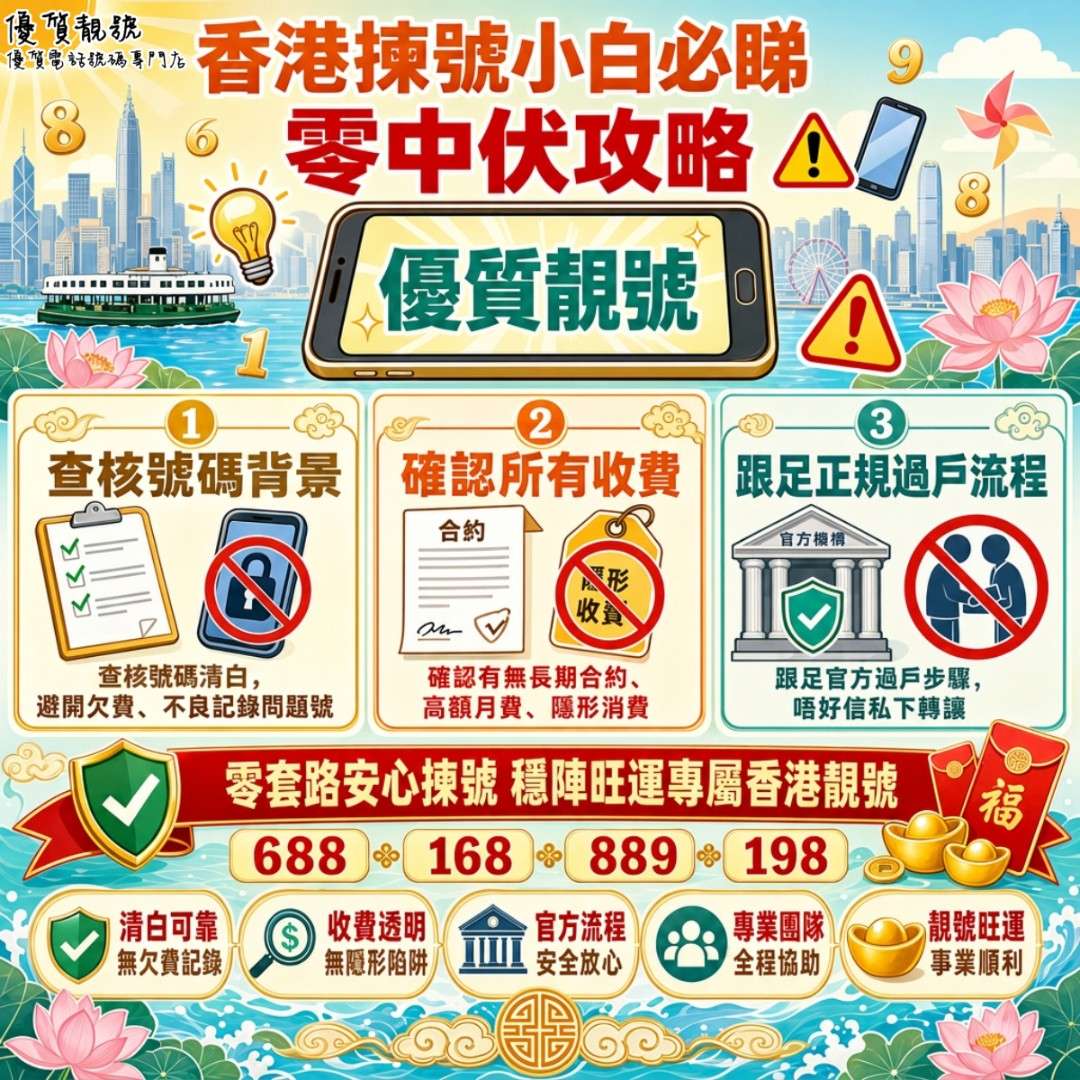 香港揀號小白必睇|零中伏攻略