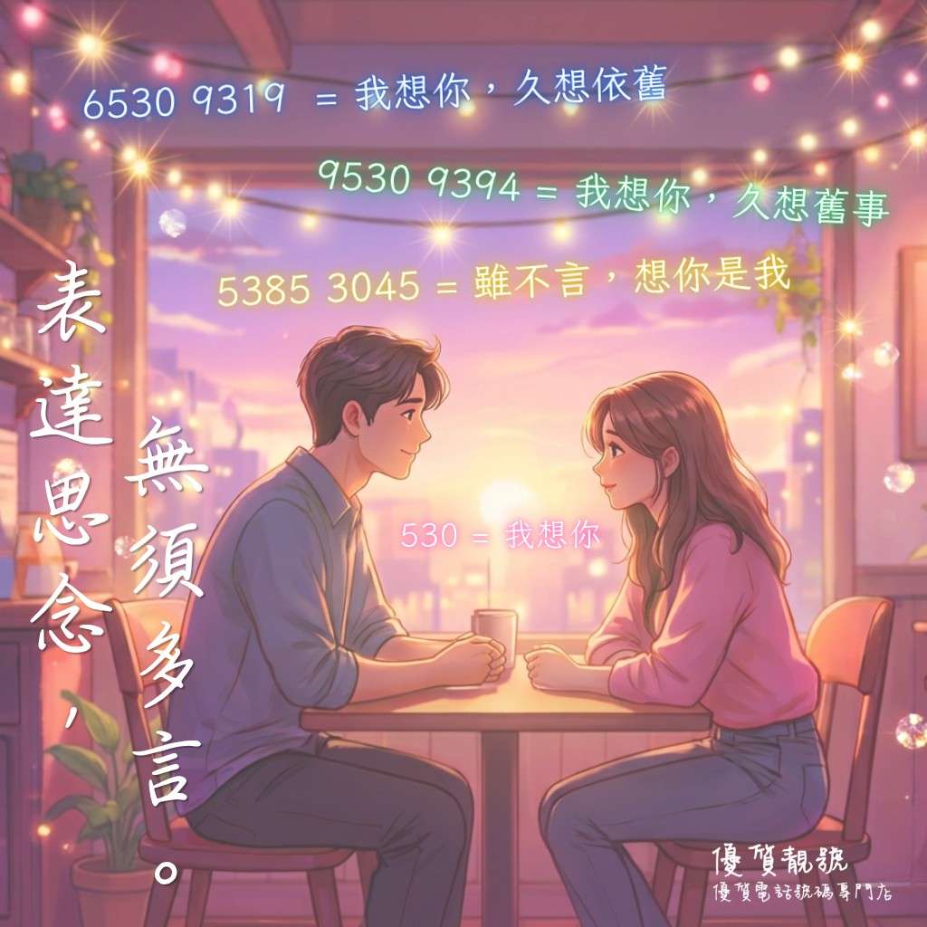 表達思念無須多言