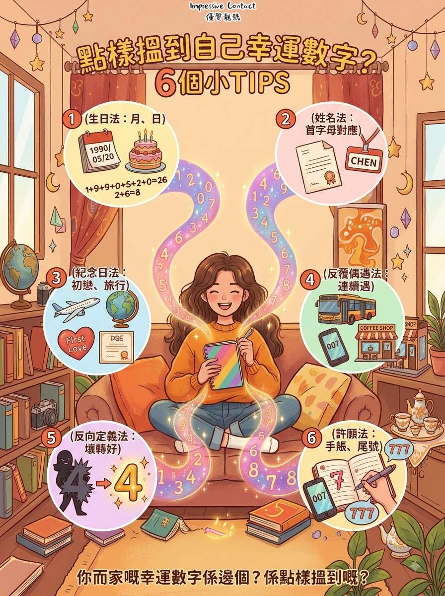 點樣搵屬於自己嘅幸運數字？