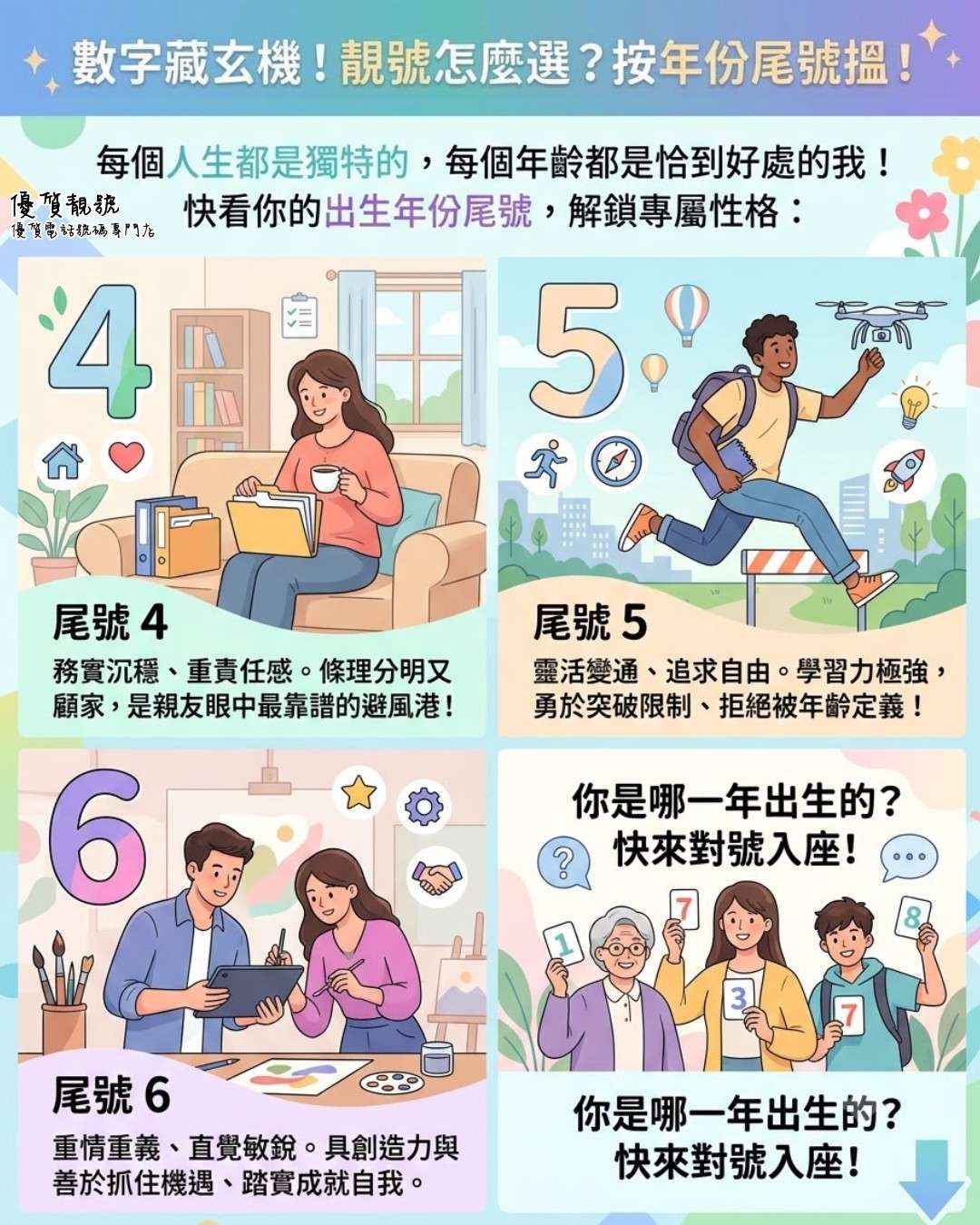 靚號怎麼選？按年份尾號挑！