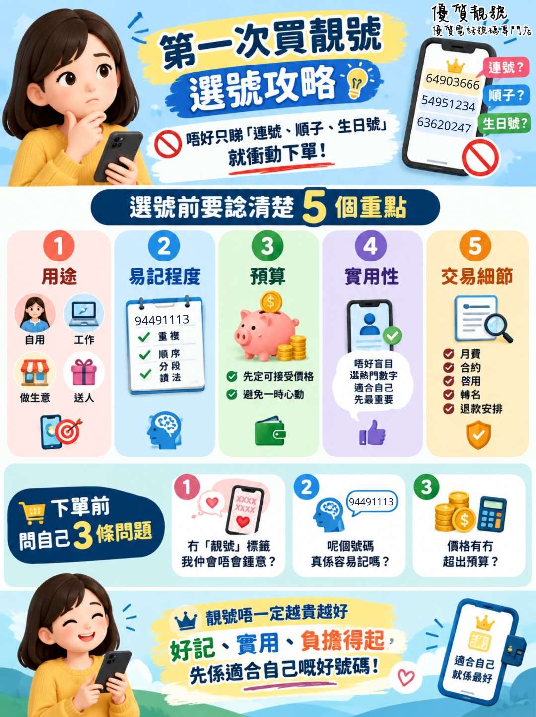 新手選號攻略｜看完不花冤枉米