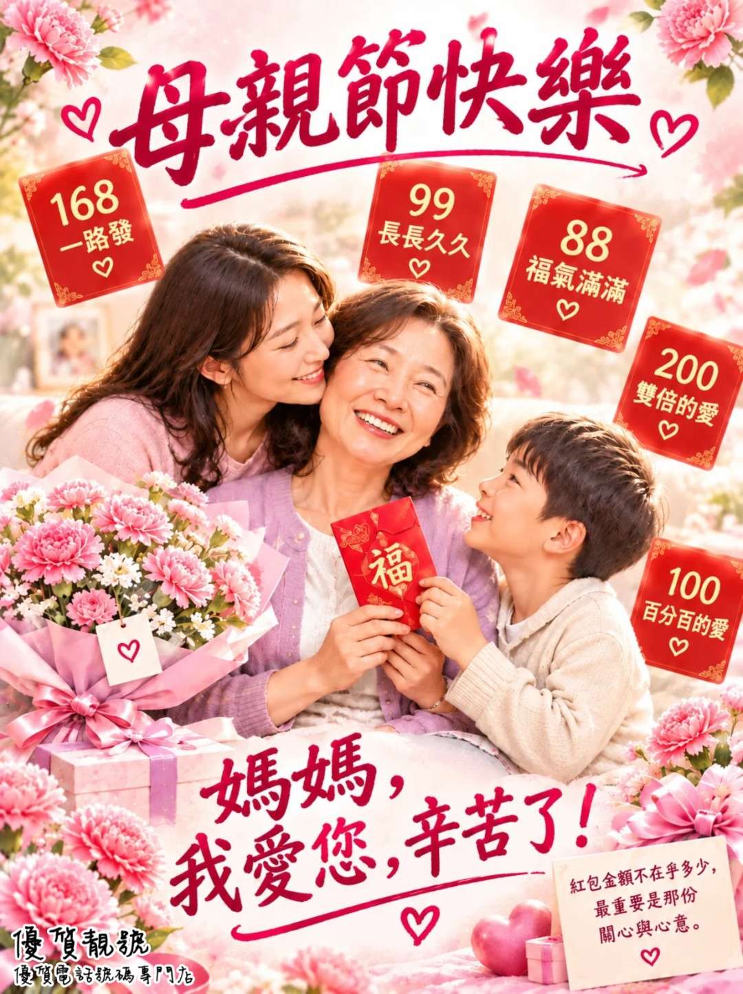 母親節紅包數字寓意|這樣發給媽媽超暖心